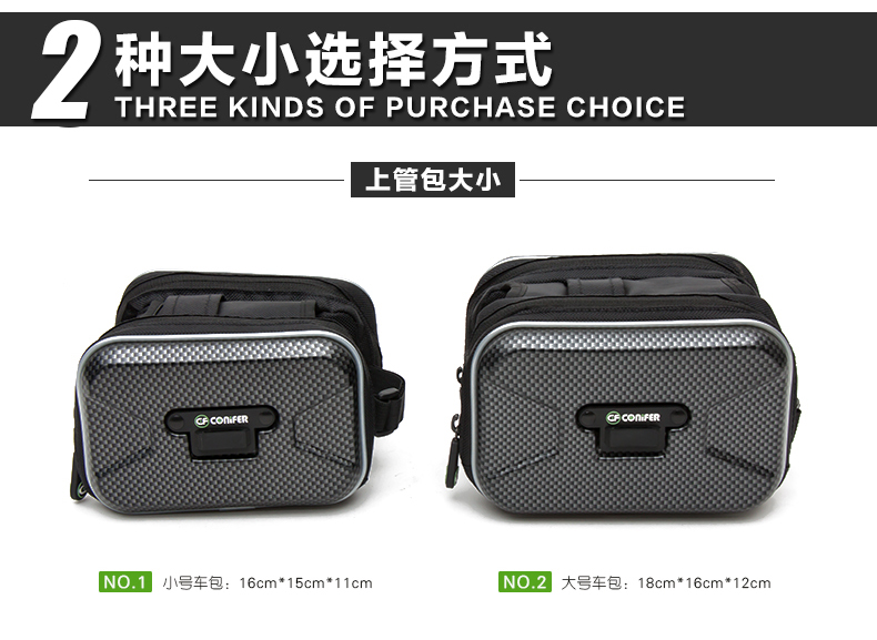 Sacoche pour vélo CONIFER - Ref 2233062 Image 9