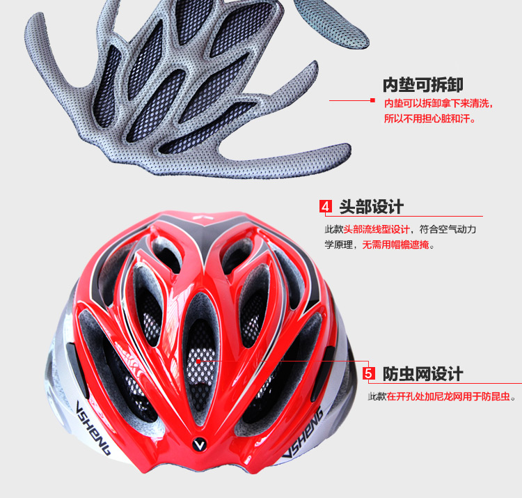 Casque cycliste VSHENG - Ref 2237214 Image 13