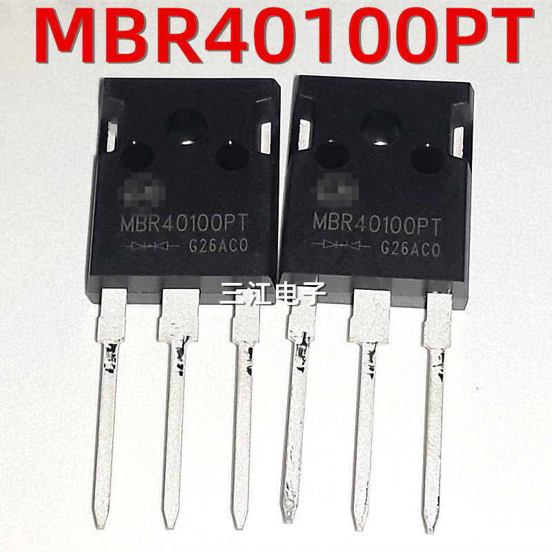 Straight shot MBR40100PT Schottky diode 40A 100V rectification tube straight inserts TO247 completely new