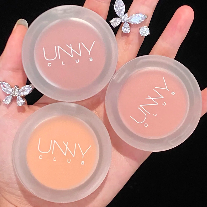 unny Blush Paste Orange Monochrome High Light in a Purple 2021 niche new purple student