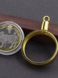 Монеты, металлический защитный чехол, жетон, брелок, 25mm, 27mm, 30mm, 40mm