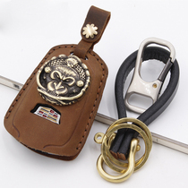 Suitable for Cadillac key case xt5xt4 case xt6xtsct5 4 6atsl leather cowhide key case