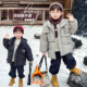 Children's clothing boys' down jacket winter thickened 2025 new winter style small and medium-sized boys' winter clothing cotton jacket trendy