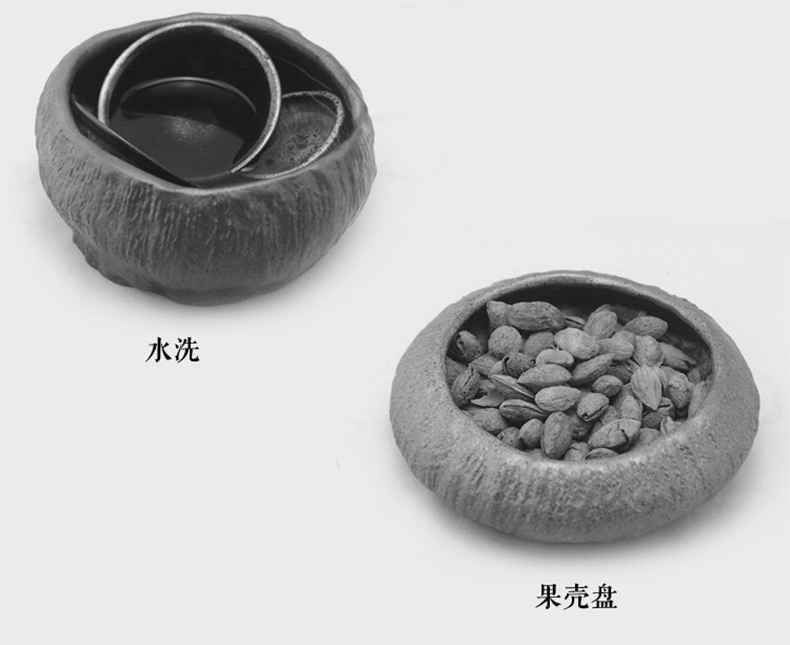 Hand made ceramic wind restoring ancient ways of creative move of Chinese style Japanese coarse pottery home sitting room office furnishing articles ashtray