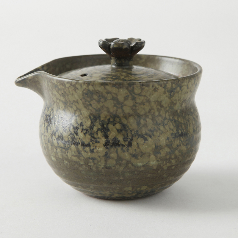 The ancient garden of coarse pottery tureen ceramic Chinese style restoring ancient ways Japanese hand grasp pot of tea, purple sand tea cup set MeiYing