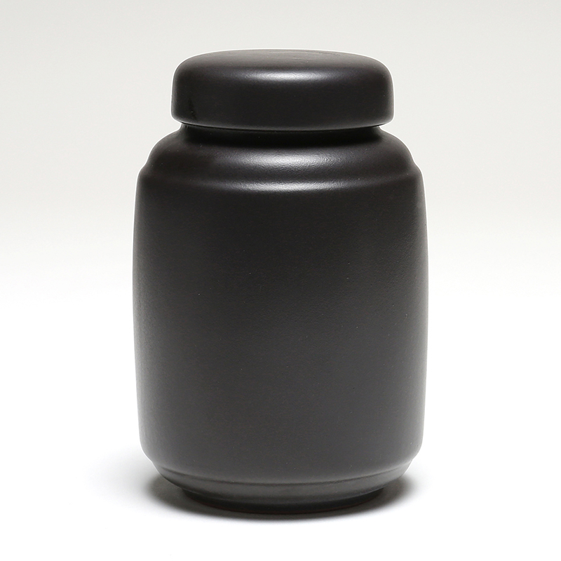 Ancient garden Japanese coarse pottery purple sand tea set to restore Ancient ways gm sealed jar with cover of household ceramic tea caddy fixings