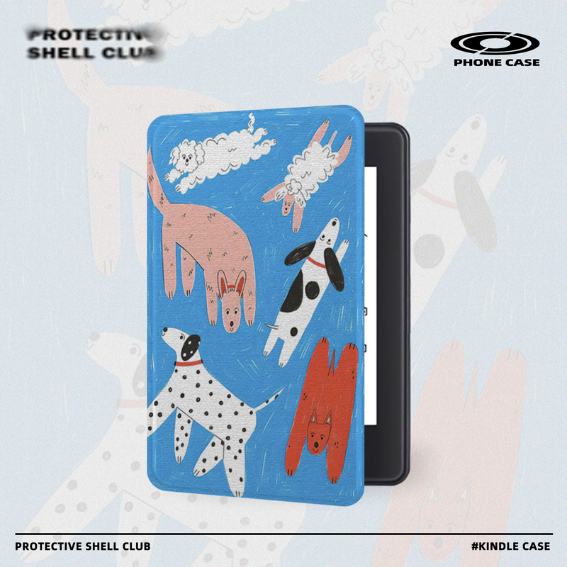 Sky Blue Crayon Animal-Themed Protective Case for Kindle 7/Youth Oasis 2/3 E-Books, Kpw4 Sleep Mode, Drop-Proof Sky Blue Crayon Animal-Themed Protective Case for Kindle 7/Youth Oasis 2/3 E-Books, Kpw4 Sleep Mode, Drop-Proof