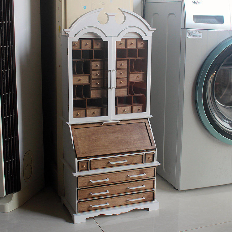 bjd场景道具娃屋 【墨墟】6分4分3分娃屋家具bjd欧式古典首饰古董柜材料包 Ink market