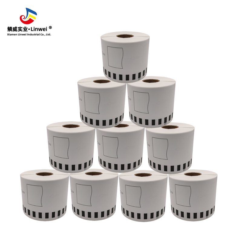 Domestic Brother Dk-22205 Three-Proof Thermal Adhesive Label Paper Suitable for Brother 62mm* 30.48m