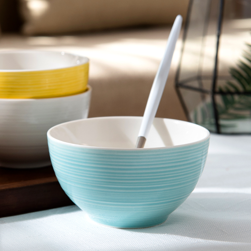 Ceramic creative household contracted the eat breakfast bowl rice bowls Japanese lovely small bowl dessert bowl of cereal bowl