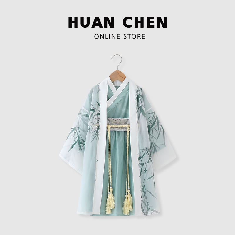 Hanfu Boys' Tang Suit for Spring and Summer, Chinese Style Children's Ancient Robe, Autumn Style Boys' Song Dynasty Costume Performance Outfit