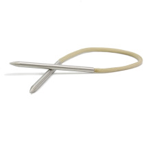 4mm umbrella cord needle threading bracelet braided needle stainless steel needle jewelry accessories manual rope Knitting tools