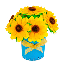 Sunflower Potted Flowers Cloth Art Unwoven Fabric Handmade Diy Material Bag Childrens Kindergarten Parenting Homework