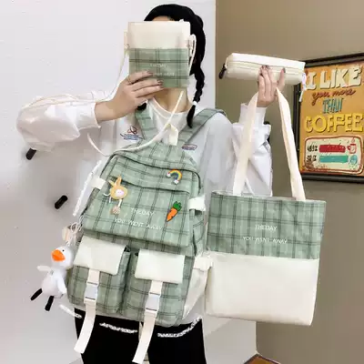 Junior high school student school bag female lightweight primary school student cute forest girl heart third to fifth and sixth grades large capacity backpack