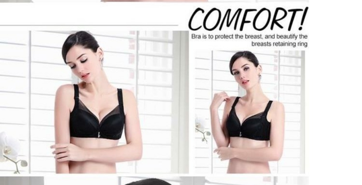 Đồ lót nữ không vành dày phần thu thập sữa cận cảnh gợi cảm về việc điều chỉnh áo ngực nhỏ màu trắng mùa hè áo lót triumph