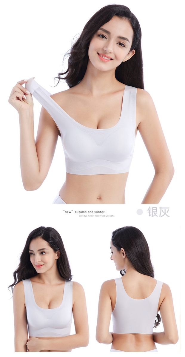 Áo ngực thể thao cỡ lớn ngủ yoga nữ chống sốc mm béo chạy phần mỏng tập hợp áo ngực lớn kiểu nhận CD áo độn ngực
