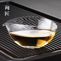 Creative tea sea fair cup glass kung fu tea set household Japanese tea ceremony accessories single tea cup male cup tea divider