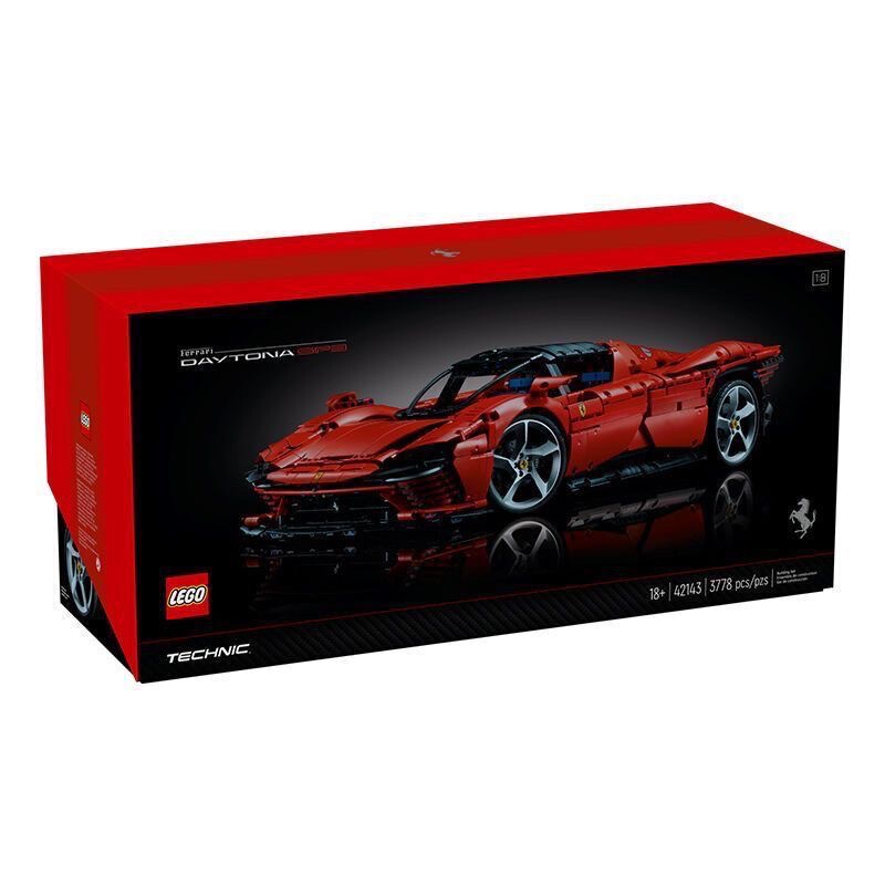 Lego 42143 Ferrari Daytona Sp3 Technic Flagship Supercar Building Block Toy Lego 42143 Ferrari Daytona Sp3 Technic Flagship Supercar Building Block Toy