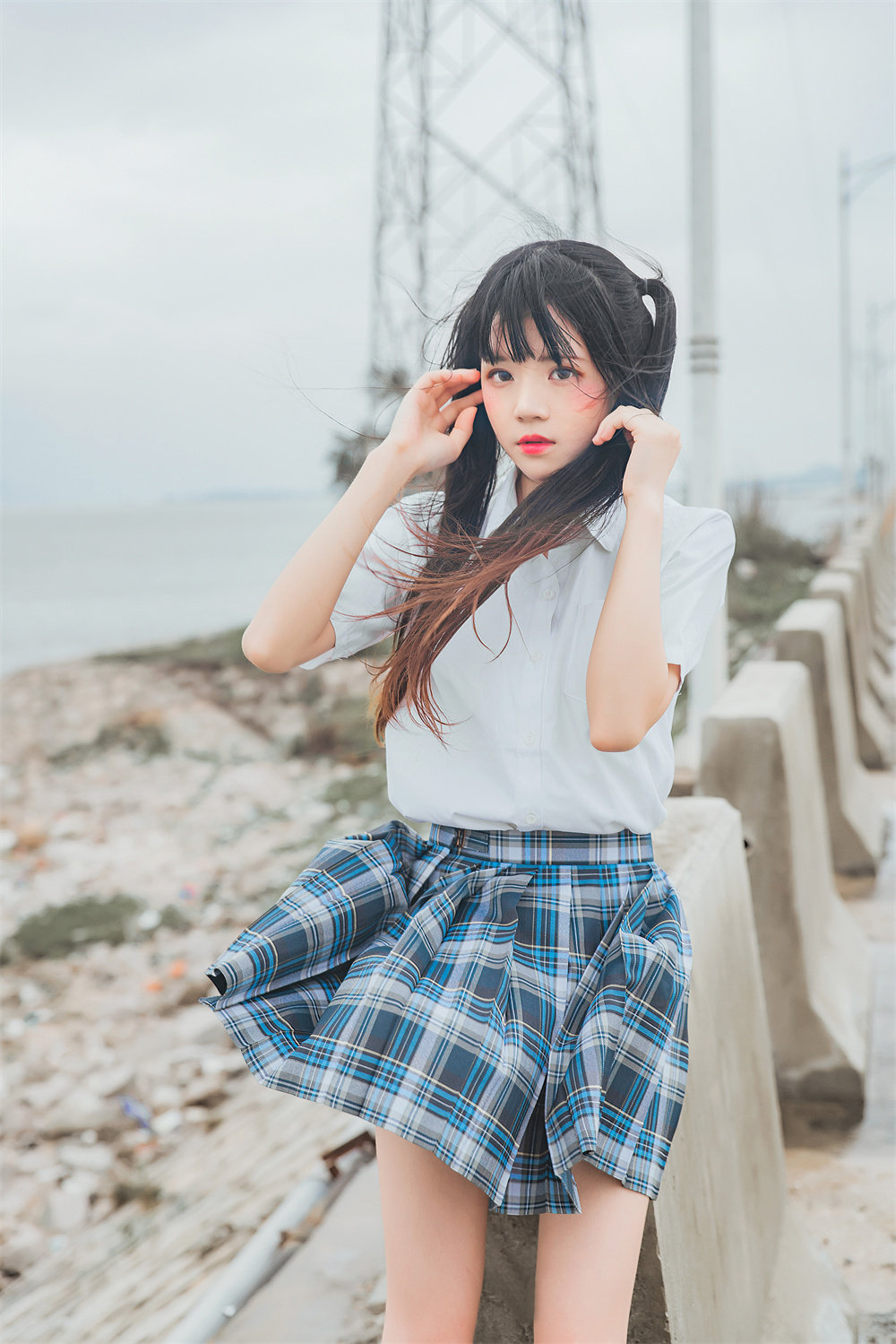 桜桃喵 VOL.022 [27P] 耳畔的风-品图吧
