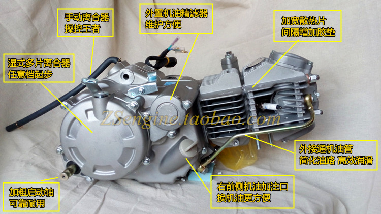 Двигатель zongshen 150cc