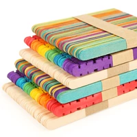 Kem que màu que Handmade popsicle Mẫu giáo sáng tạo tự làm Meilu que gỗ đồ chơi thông minh