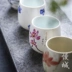 Nhật Bản gốm Kung Fu Teacup gốm Master Cup Cup đơn Cup Cup cà phê Ice Cracked Cup Eo Drum Cup Tea Set bình ủ trà sữa Trà sứ