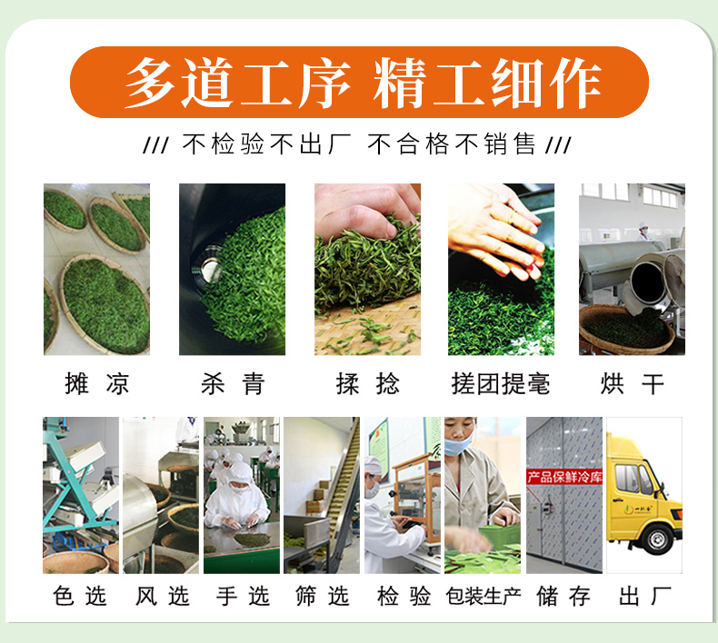 一杯香 2019新茶 明前云雾绿茶 500g礼盒装 图14