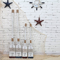 Mediterranean style decorations solid wood oars wall decoration kitchen window props ornaments hanging bar decoration
