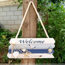 Mediterranean creative listing is in business Welcome to the hotel Hotel house number listing Custom-made door decoration