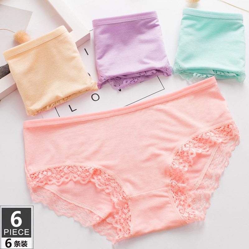 6 panties women lace low waist coquettish hot modal city sexy confused briefs passionate pants head beauty summer