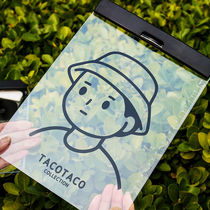 TACO qualified acrylic transparent A4 plate clip ins wind writing board student examination creative paper exam paper splint