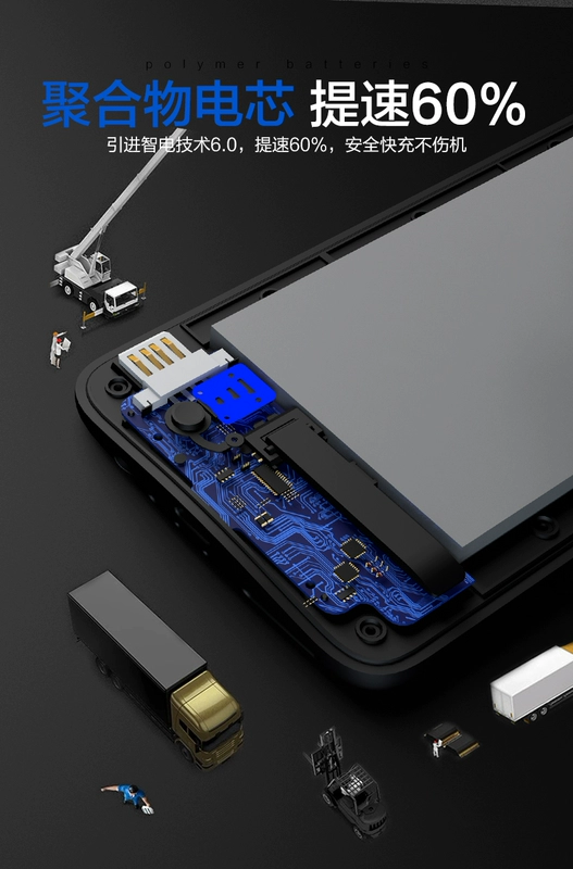 iPhone SE quay lại pin Apple 5s dành riêng cho điện thoại di động 5 thế hệ vỏ điện thoại di động sạc kho báu siêu mỏng - Ngân hàng điện thoại di động