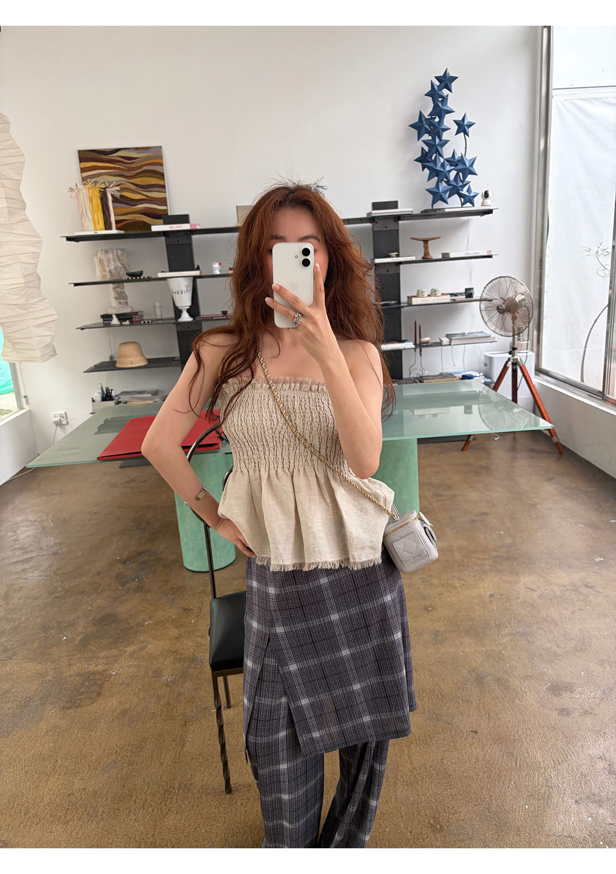 INAIEN笑笑家 "Манхэттен черная вуаль" плотная сетчатая устойчивая к складкам корректирующая деловая элегантная юбка-брюки из сетки