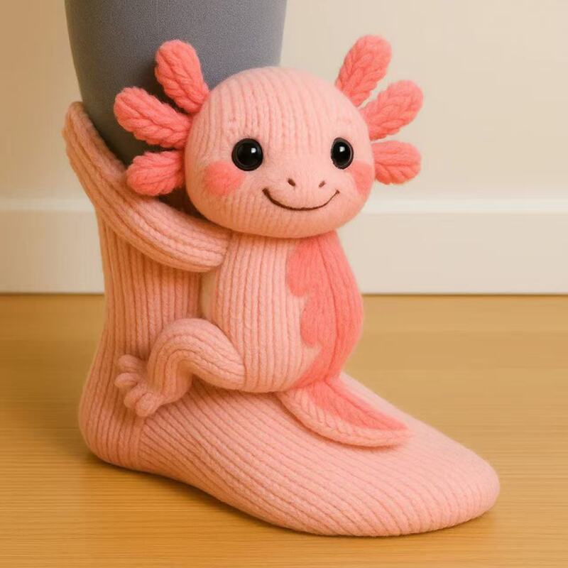 Amazon Cross-Border Bestsellers Knitted Animal Socks 3D Knitted Animal Socks with Three-Dimensional Design