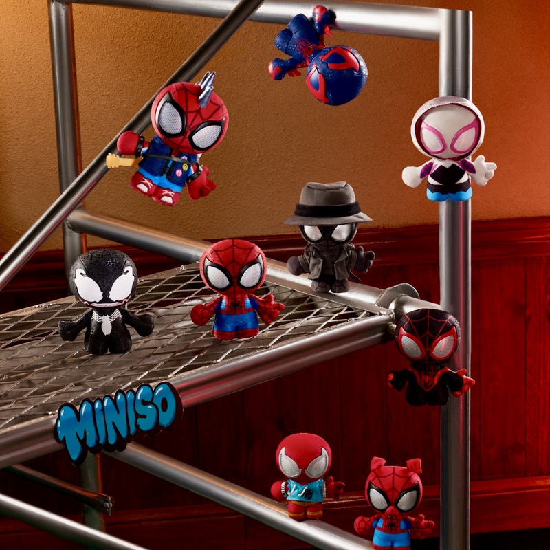 Authentic Miniso Marvel Spider-Man Spider Sense Series Vinyl Plush Blind Box Pendant Gift