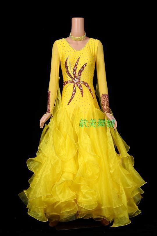 New National Benchmark Morden Dance Dress Performance Competition Suits Waltz Dance Dress Big Swing Dress New Set To Dress Up-Taobao