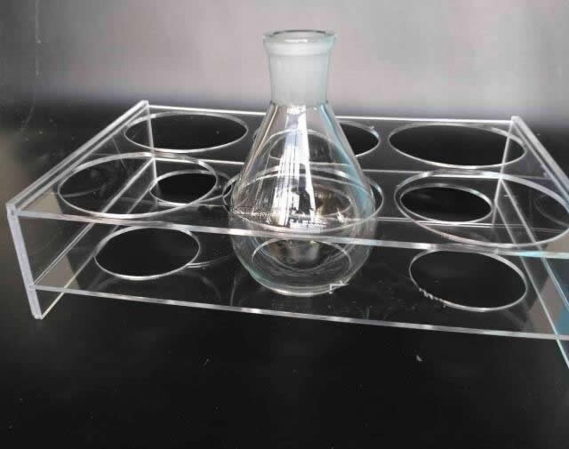 10 10 50100 250ml hole egg-shaped bottle rack organic glass eggplant type flask rack screwup bottle rack customizable