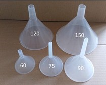 Plastic funnel 60 75 90 120 150mm Triangle liquid separation funnel Consumables Experimental supplies Material PP