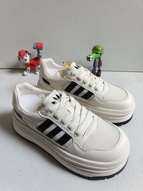 Real Photos of the Product: Impressive Quality 377-300 Genuine Leather Women's Shoes, Thick-Soled Height-Increasing Sneakers, Lace-Up Casual Sports White Shoes