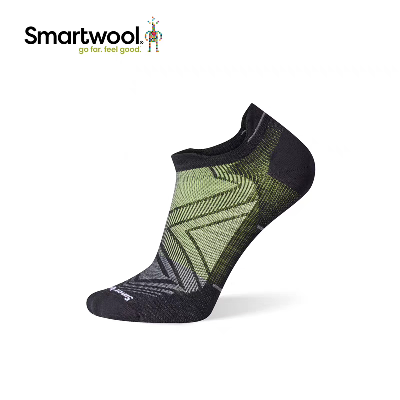 Smartwool Running Zero Shock-Absorbing Pattern Boat Socks Wool Socks Outdoor Socks Summer Thin Socks Sports Socks 1651
