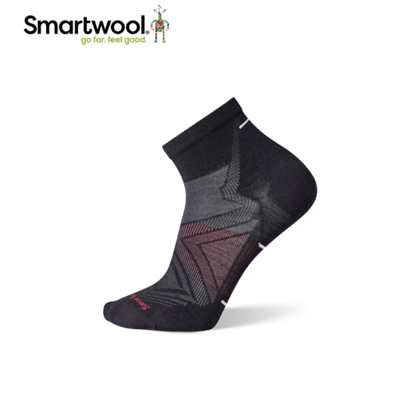 Smartwool Running Zero Shock-Absorbing Ankle Socks Summer Socks Merino Wool Socks Outdoor Socks Thin Section 1653