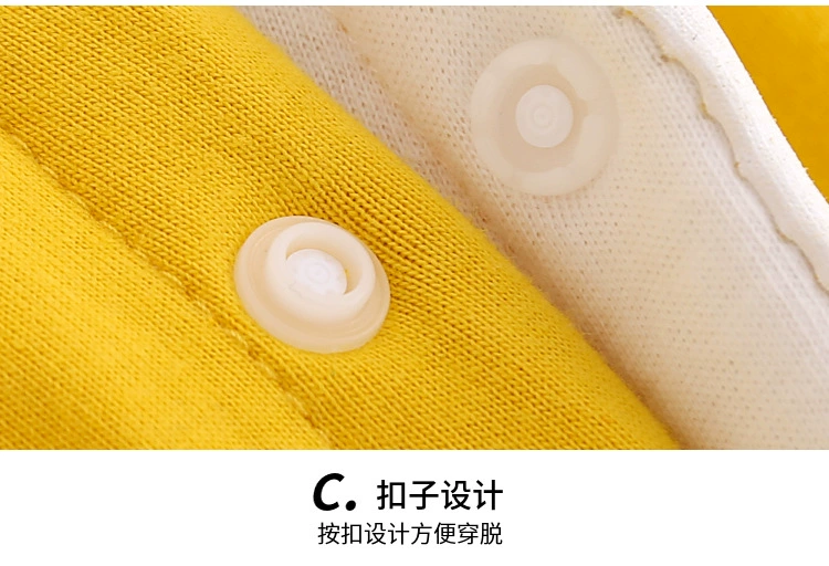 Bộ đồ liền thân cotton mỏng cho mùa thu và mùa đông mặc cho nam và nữ Trẻ sơ sinh vào mùa đông cộng với quần áo cotton hakama độn bông đi bộ - Áo liền quần