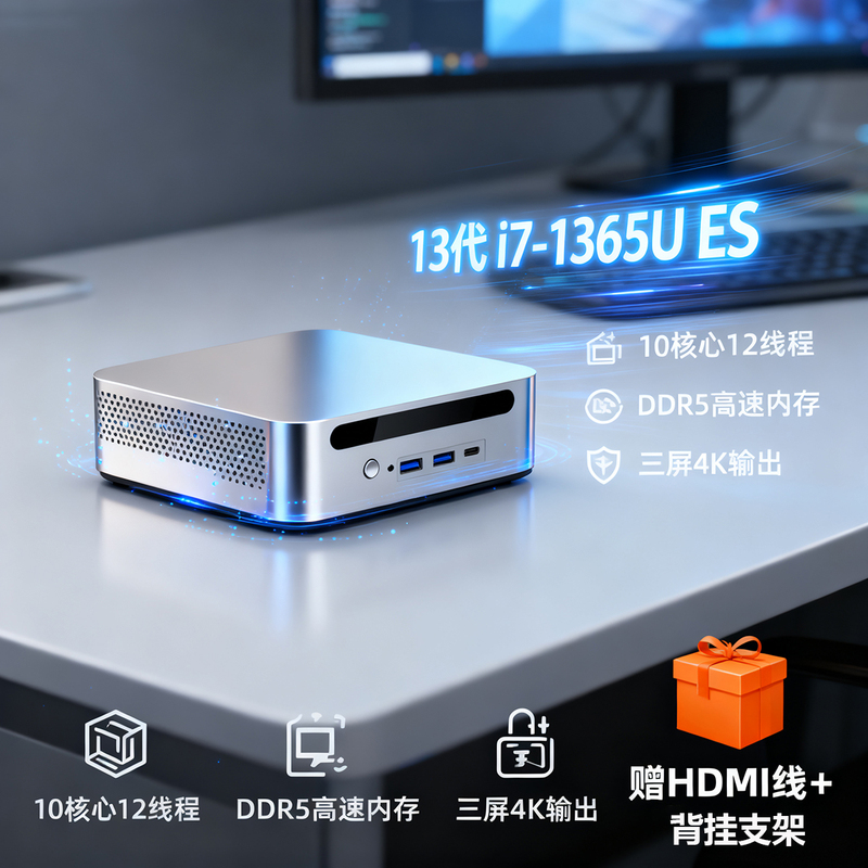 Brand New Genuine Mini Host Computer Core 13Th Generation I7-1365U Desktop Computer for Office and Home Use I9-12900Hk Brand New Genuine Mini Host Computer Core 13Th Generation I7-1365U Desktop Computer for Office and Home Use I9-12900Hk