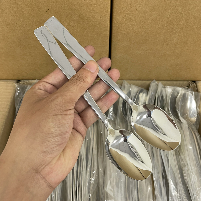 British Athena Athena 304 Stainless Steel Main Dining Spoon, Household Eating Spoon, Western-Style Spoon, Soup Spoon
