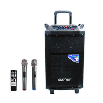 SAST Xike Square Dance Audio Outdoor Mobile Portable Subwoofer Pull Speaker Wireless Bluetooth 8 Inch