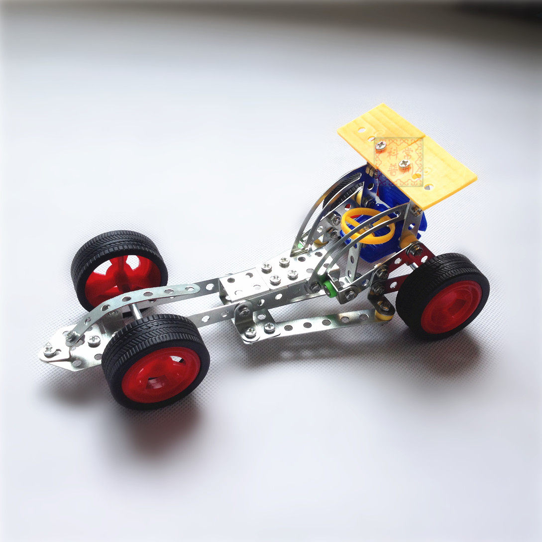 Screw nut combined toy metal car model assembly model puzzle toy toy car technology small making model