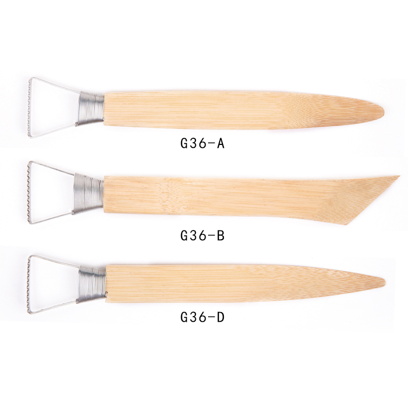 Tooth-Made Bamboo Scraper Clay Sculpture Scraper Sculpture Tool Repair Blank Knife Engraving Tool Bamboo tool