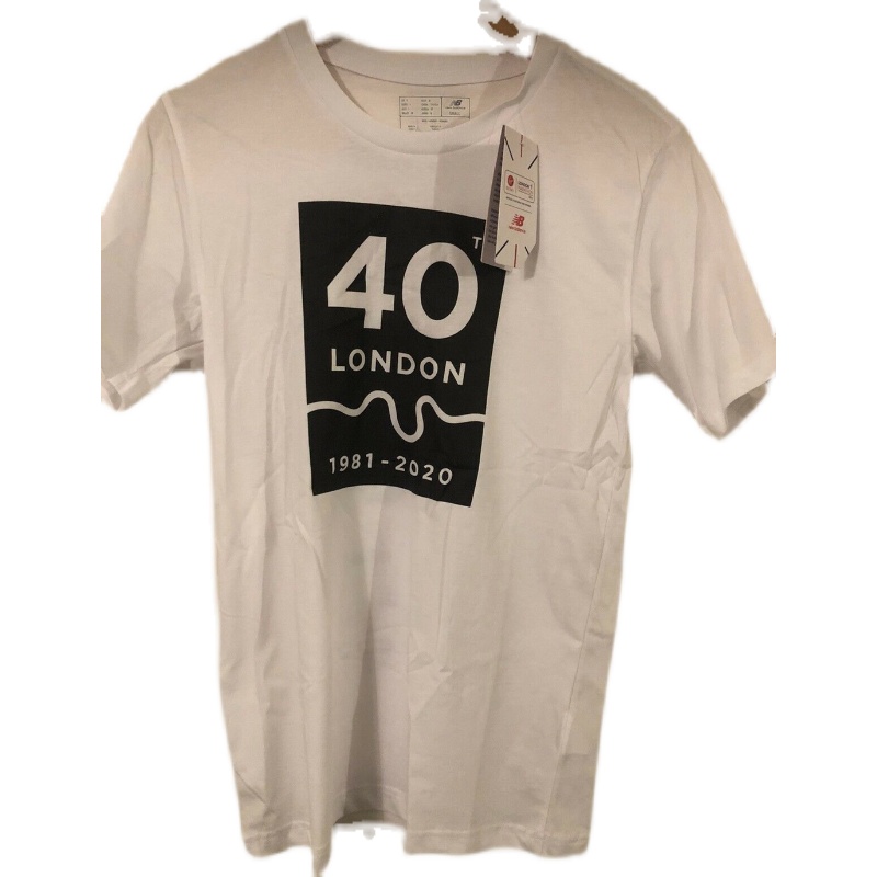 2020 London Marathon new balance short-sleeved T-shirt brand new 40th anniversary edition with tag
