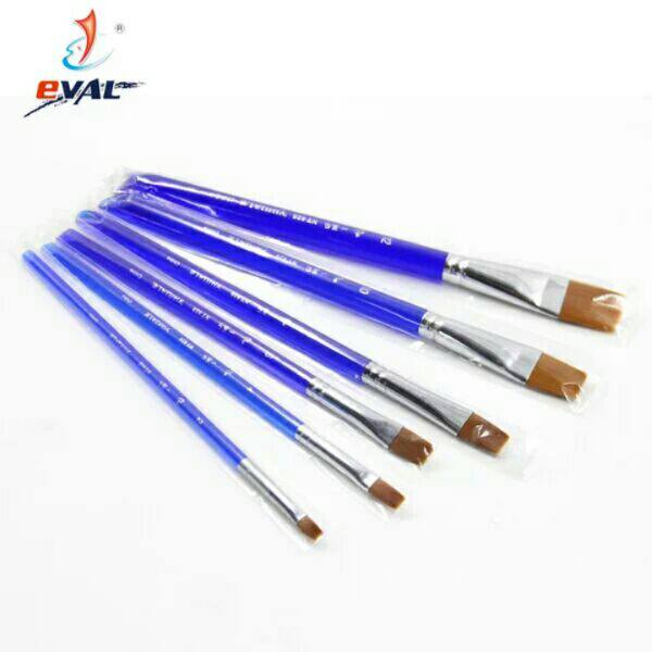 Water Powder Propylene Oil Paintbrush A Draw NT828 Flat Peak Nylon Transparent Purple Pole Full RMB20  Buy How cheap