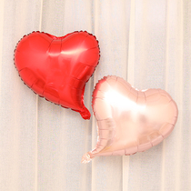 Wedding supplies 18 inch love heart-shaped aluminum foil balloon wedding room decoration wedding decoration birthday party